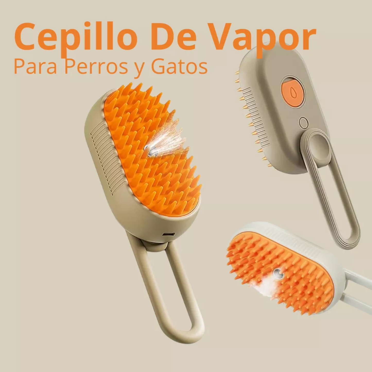 Cepillo de vapor para mascota