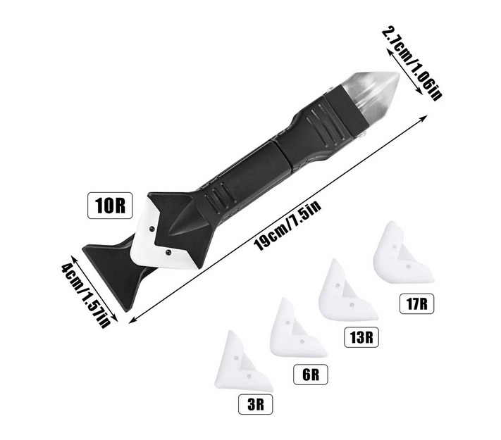 Sellador raspador de silicona removedor