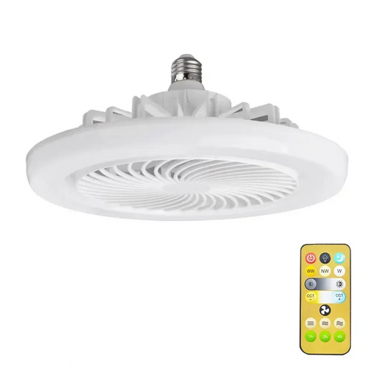 Ventilador de techo con luz led y control remoto