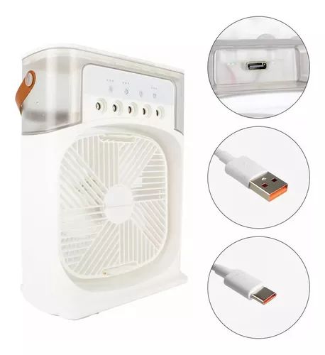 Ventilador humidificador portátil